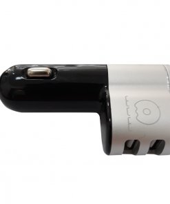 شارژر فندکی با هدست بلوتوث با دو پورت USB WUW-C12