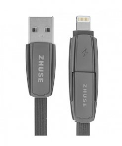 کابل شارژ دوکاره Zhuse 2 In 1 USB Cable ZS-DC-033A