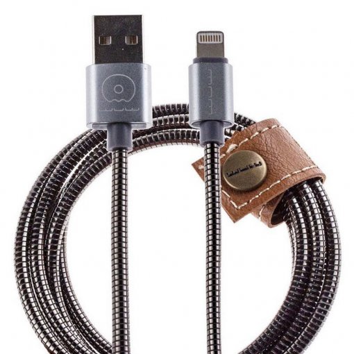 کابل شارژ لایتنینگ با کیف USB To Lightning WUW X-06